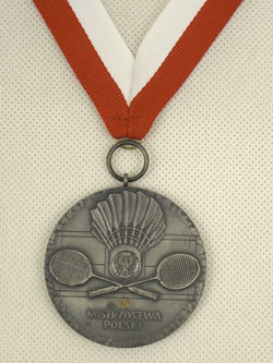 Srebrny medal - rewers